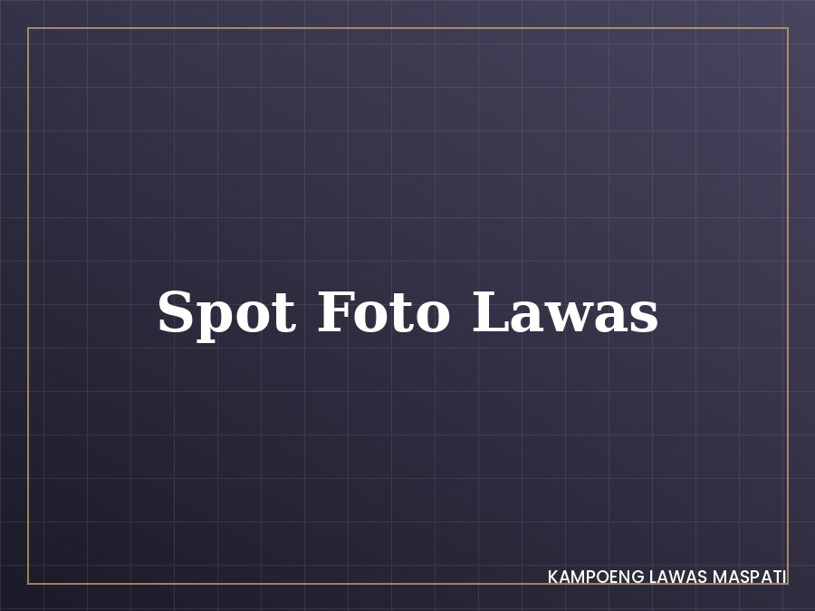 Fasilitas dan spot foto Kampoeng Lawas Maspati