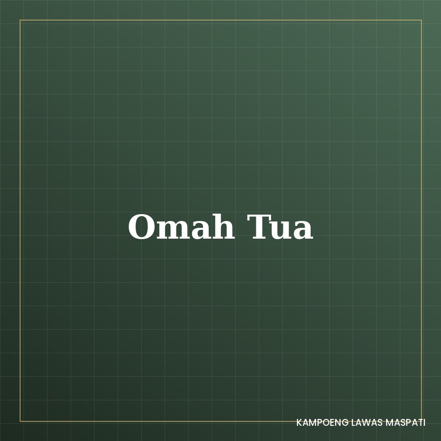 Omah Tua, cafe heritage