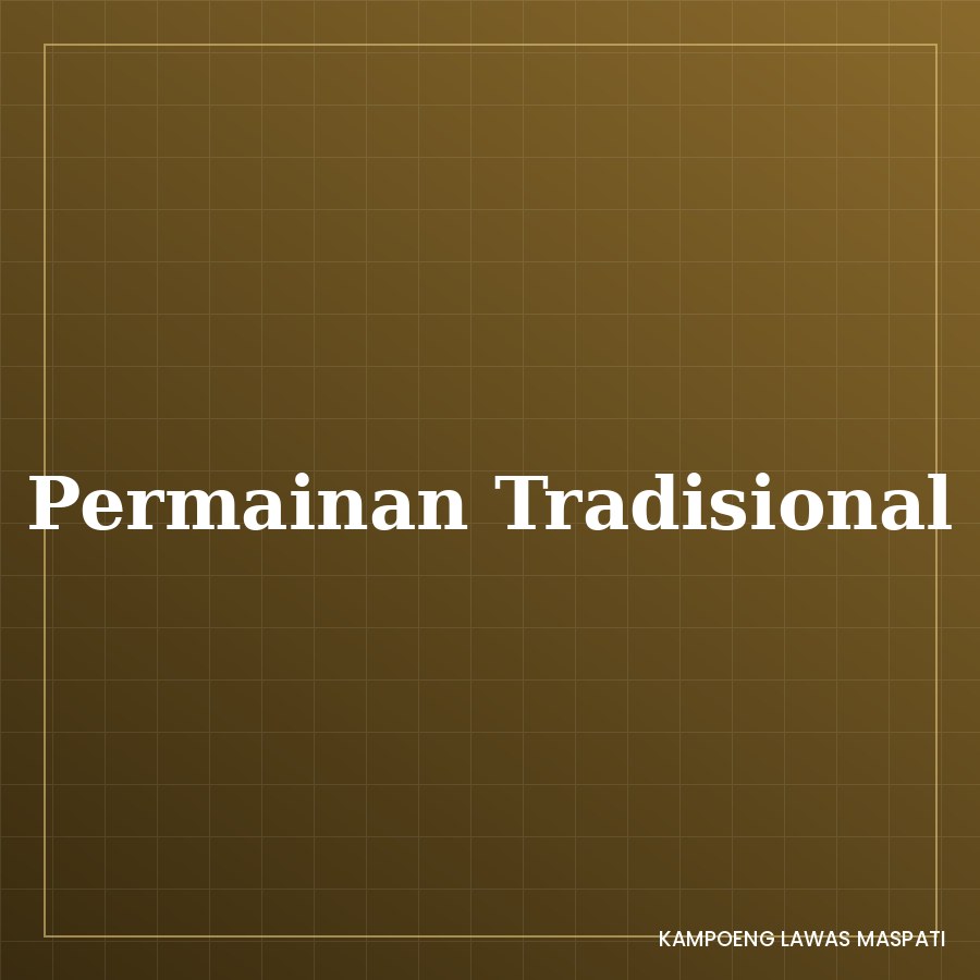 Permainan tradisional anak kampung